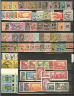 1886-1926 (Poste, PA), Valeurs Moyennes Diverses Dont Gabon 14, Martinique 27a, 29a, Monaco 119/134, Sénég - Collezioni