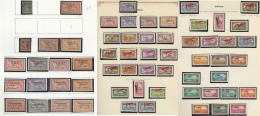 Poste Aérienne. Collection. 1920-1945, Valeurs Moyennes Et Séries Complètes Dont N°3 (pd), + Do - Other & Unclassified