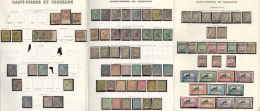 Collection. 1885-1990 (Poste, PA, Taxe, BF, C.Px), Valeurs Moyennes Et Séries Complètes, + Doubles Obl For - Altri & Non Classificati