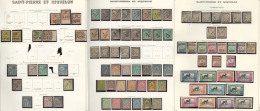 Collection. 1885-1990 (Poste, PA, Taxe, BF, C.Px), Valeurs Moyennes Et Séries Complètes, + Doubles Obl For - Other & Unclassified