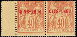 Emission Provisoire Locale Vendue Du 17 Au 24 Novembre 1899 (cote Yv. Spé 2013). Surcharge Renversée. No 1 - Andere & Zonder Classificatie