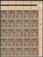 Emission Provisoire Locale Vendue Du 17 Au 24 Novembre 1899 (cote Yv. Spé 2013). No 10A (noir Sur Rose), Bloc De - Andere & Zonder Classificatie