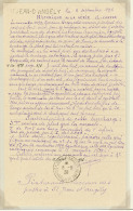 Document Et Article Concernant L'historique De La Série Provisoire "bâton" En Cours Du 19 Au 24 Nov 1899. - - Other & Unclassified