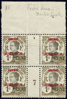 PAKHOI. Double Surcharge. No 51a, Bloc De Quatre Mill. 7, Bdf, La Paire Supérieure *, Gomme Coloniale. - TB. - R - Altri & Non Classificati