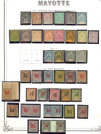 Collection. 1892-1912 (Poste), Complète Sauf N°15 Et 16, Qqs Ex Obl. - TB - Andere & Zonder Classificatie