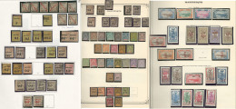 Collection. 1886-1947 (Poste, PA, Taxe, BF), Valeurs Moyennes Et Séries Complètes, Doubles Obl Constituant - Other & Unclassified