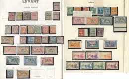 Collection. 1885-1943 (Poste, PA), Valeurs Moyennes Et Séries Complètes, Doubles Obl Constituant Une 2&egr - Andere & Zonder Classificatie