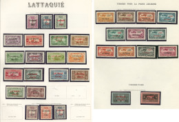 LATTAQUIE. Collection. 1931-1933 (Poste, Etc.), Complète Sauf Poste 18 Et 19, Qqs Doubles Obl. - TB - Andere & Zonder Classificatie