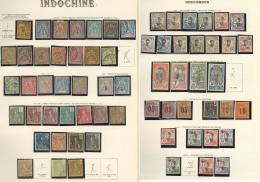Collection. 1889-1944 (Poste, PA, Taxe), Des Valeurs Et Séries Moyennes, Nombreux Doubles Obl. - TB - Andere & Zonder Classificatie