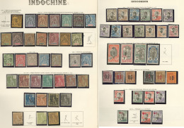 Collection. 1889-1944 (Poste, PA, Taxe), Des Valeurs Et Séries Moyennes, Nombreux Doubles Obl. - TB - Other & Unclassified