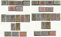 Collection. 1906-1915 (Poste, Taxe), Complète Sauf Taxe 8/15, Palmiers En Doubles Dont Qqs Obl. - TB - Andere & Zonder Classificatie