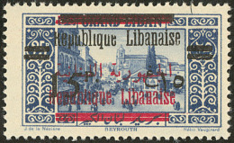 Erreur, Surcharge Rouge Sur N°96 Au Lieu De 79. No 114, Impliquant Une Double Surcharge Française N + R. - TB - Andere & Zonder Classificatie