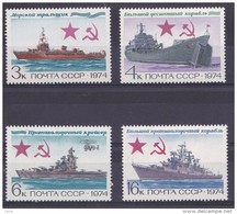 RUSSIA, USSR STAMPS 1974   MNH**- USSR NAVY, MILITARI - Bateaux