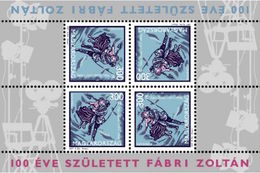 HUNGARY - 2017.  Minisheet -  Zoltan Fabri, Hungarian Film Director,Actor / Centenary Of His Birth MNH!!! - Unused Stamps