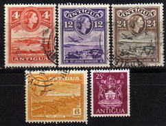 ANTIGUA - Lot 5 Verschiedene Used - 1858-1960 Colonie Britannique