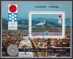 Bf. 255A Ajman 1971 XI Winter Olympic Games City Of Sapporo Perf. - Winter 1972: Sapporo