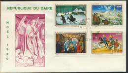 °°° ZAIRE - POSTAL HISTORY - NOEL - 1980 °°° - 1980-1989