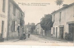 79 // SECONDIGNY EN GATINE    Rue Principale, En Arrivant De Parthenay    E Cordier 146 - Secondigny