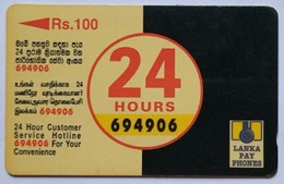 Sri Lanka 38SLRA Rs.100, 24 Hours - Sri Lanka (Ceilán)