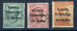 1918 - VENEZIA TRIDENTINA - ITALY - Catg. Unif. 28/30 - NH/NH Original Gum - (BA/T23032016) - - Trentin