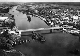 27-VERNON- VUE DU CIEL, LE PONT SUR LA SEINE - Vernon