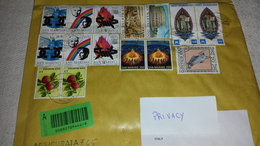 San Marino 2016 Assicurata 1981 1985 1991 1984 Usato Su Lettera Busta Used Cover Letter Postal History - Cartas & Documentos