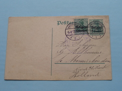 Postkarte - CP / PK Monnickendam Holland < Leuven ( Antwerpen 1915 ( Zie Foto ) ! - Ocupación Alemana