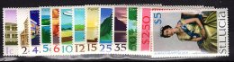 St Lucia, 1970, SG 276 - 289, Set Of 14, Mint Hinged (USD 10 Missing) - St.Lucia (...-1978)