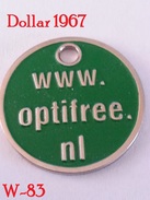 Shopping Carts / Winkelwagentjes / Jeton De Caddie - Netherlands - Optifree.nl / Contact Lenses / Lentilles De Contact - Jetons De Caddies