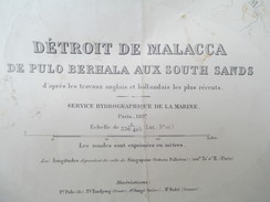 Carte Marine / Edition Mai 1932/ Détroit De Malacca De Pulo Berhala Aux Souths Sands/ 1946    PGC142 - Programme