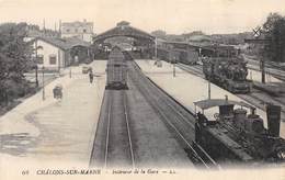 CPA 51 CHALONS SUR MARNE INTERIEUR DE LA GARE - Châlons-sur-Marne