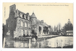 PLEUGUENEUC  (cpa 35)   Château De La Motte Beaumanoir (côté De L'étang) -    - L 1 - Otros Municipios
