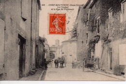 79...DEUX SÈVRES...CHEF BOUTONNE....RUE DE PEYREAULT - Chef Boutonne