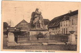 CPA Mirebeau Le Monument 21 Côte D'Or - Mirebeau