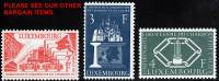 LUXEMBOURG 1956 EUROPEAN COAL AND STEEL SC# 315-317 VF MNH CV$55.00 MAPS - Neufs