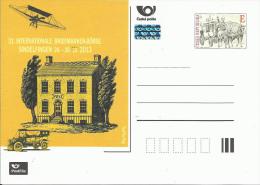 Czech Republic - 2013 - 31st International Stamp Fair In Sindelfingen - Postcard With Original Stamp And Hologram - Ansichtskarten