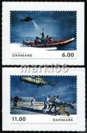 Denmark - 2012 - Joint Nordic Issue, Nordic Coastline, Rescuemen - Mint Self-adhesive Stamp Set - Ungebraucht