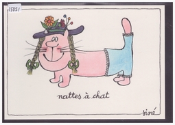 FORMAT 10x15cm - NATTES A CHAT - PAR SINE - TB - Sine