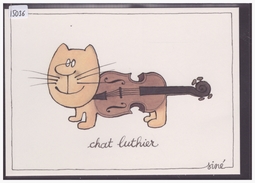 FORMAT 10x15cm - CHAT LUTHIER - PAR SINE - TB - Sine