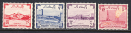 Pakistan 1955 Mint No Hinge,  Sc# , SG 73-76 - Pakistan