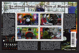 St Pierre Et Miquelon 2017 - Les Standardistes De SPM, Téléphone - BF Neufs // Mnh - Hojas Y Bloques