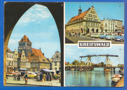 Deutschland; Greifswald; Multibildkarte Mit Platz Der Freundschaft; Bild1 - Greifswald