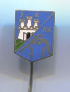 Wrestling, Ringen - RK ZAGREB Croatia, Vintage Pin Badge, Abzeichen, Enamel - Wrestling