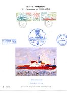 TAAF. PA 113A De 1990 Sur Document. M/V L'Astrolabe. - Polar Ships & Icebreakers