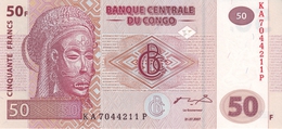 CONGO DEMOCRATIC REPUBLIC 50 FRANCS 2007 P-97 UNC PRINTER GIESECKE & DEVRIENT [ CD319a ] - République Démocratique Du Congo & Zaïre