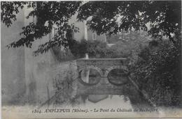 CPA Amplepuis Dans Le Rhône Département 69  Non Circulé Château De Rochefort - Amplepuis