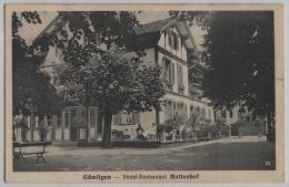 Gümlingen - Hotel-Restaurant Mattenhof - Animee - Photo: R. Deyhle No. 4334 - Matten Bei Interlaken