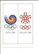 16742 -  Séoul 1988 Calgary 1988 Games Of The XVth Olympiad (reproduction D'affiche 10 X 15) Musée Olympique Lausanne - Demonstrationen