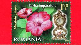 ROMANIA - Usato - 2013 - Fiori - Bella Di Notte (Mirabilis Jalapa L.) - Orologio 5 P.m - 1.20 - Oblitérés