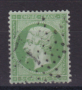 D 213 / NAPOLEON N° 20 OBL COTE 10&euro; - 1862 Napoleon III